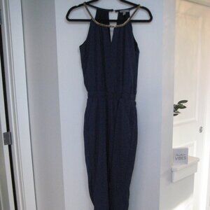 Casting LA lightweight ROMPER with gold accents